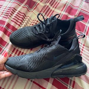 Nike Black Athletic Shoes with Air Max Technology